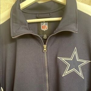 Dallas Cowboys Navy Zip-Up Jacket